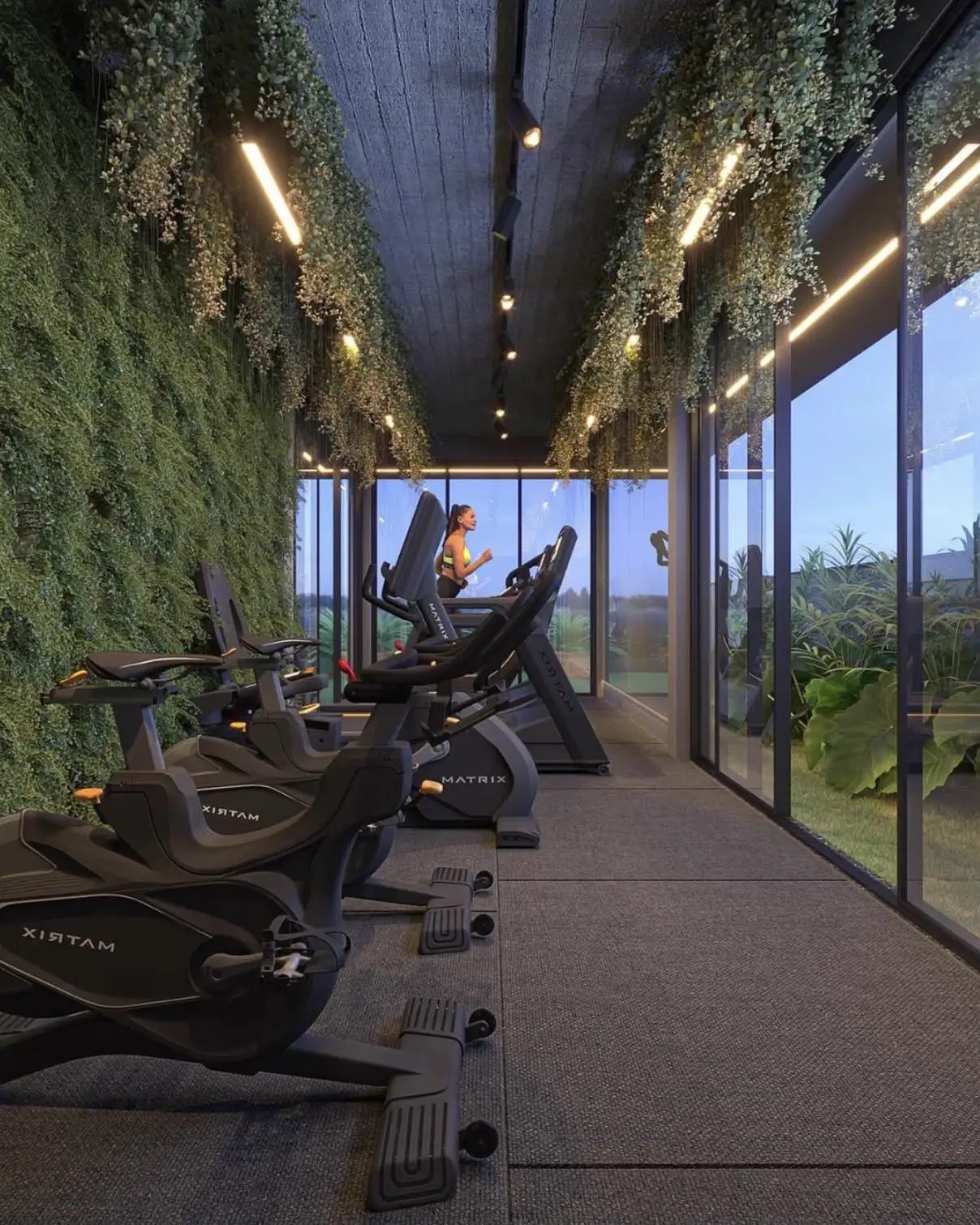 Fitness com vista