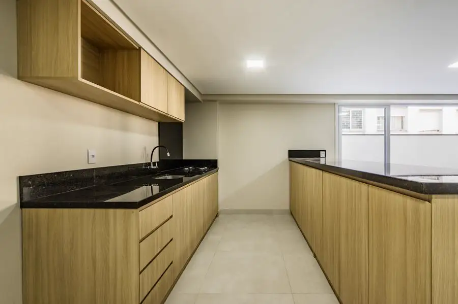 Cozinha planejada do apartamento